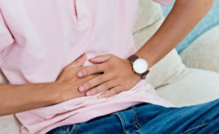 Pain in the abdomen in Gastritis