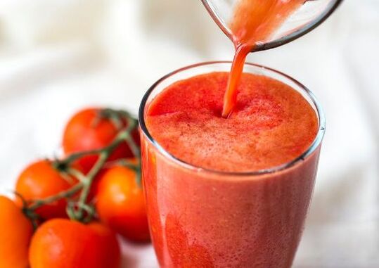 Tomato smoothie for weight loss
