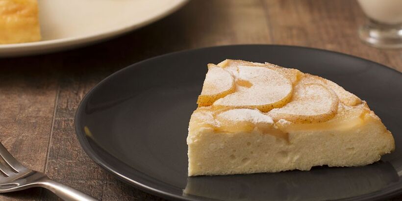 Cottage cheese casserole with pear - a delicious delicacy in a hypoallergenic menu